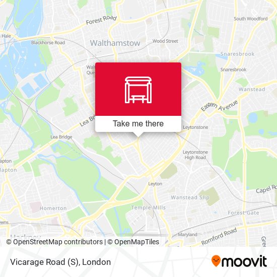 Vicarage Road (S) map