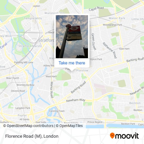 Florence Road (M) map