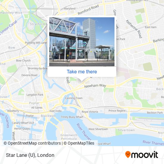 Star Lane (U) map