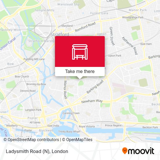 Ladysmith Road (N) map