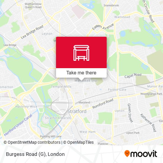Burgess Road (G) map
