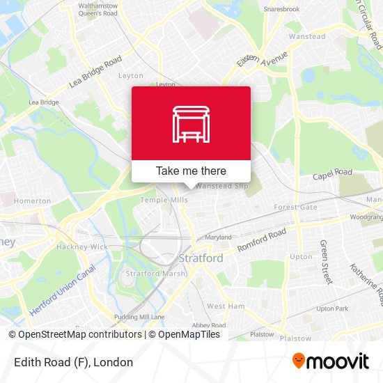 Edith Road (F) map