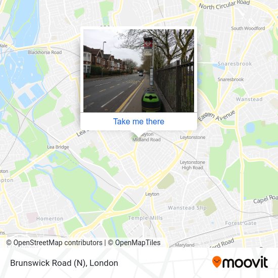 Brunswick Road (N) map