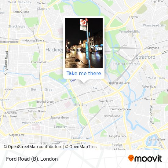 Ford Road (B) map