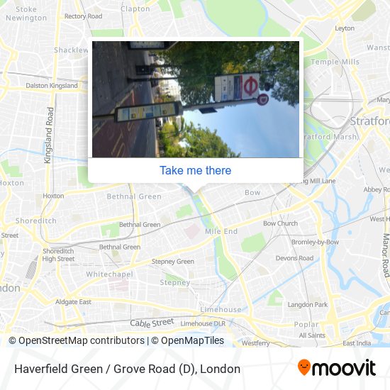 Haverfield Green / Grove Road (D) map