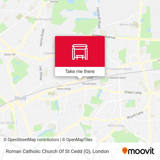Roman Catholic Church Of St Cedd (Q) map