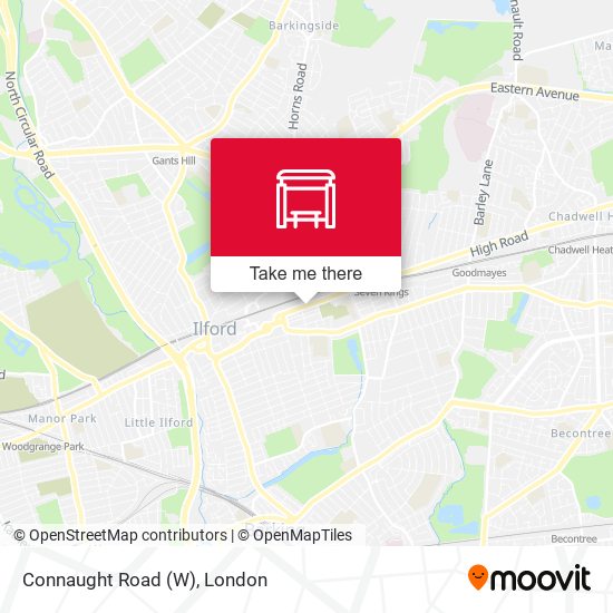 Connaught Road (W) map