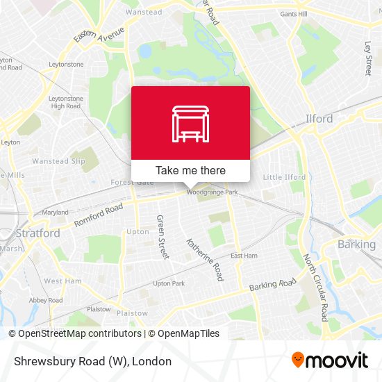 Shrewsbury Road (W) map