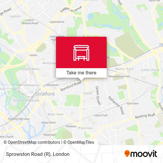 Sprowston Road map
