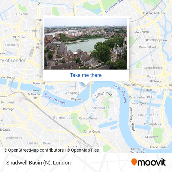 Shadwell Basin (N) map