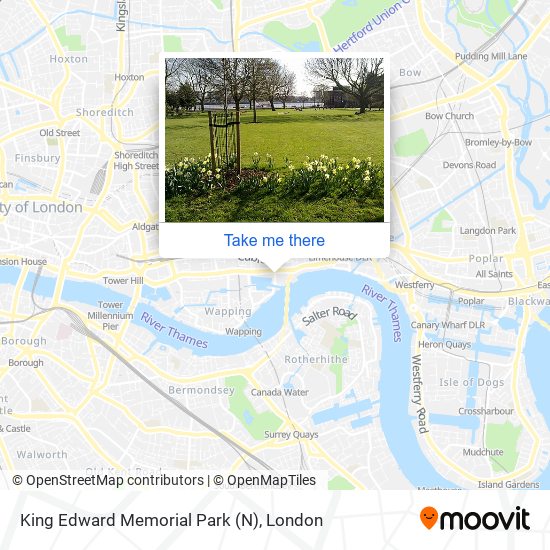 King Edward Memorial Park (N) map
