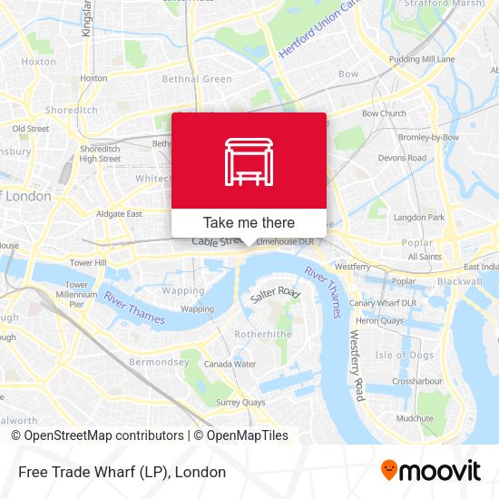Free Trade Wharf (LP) map