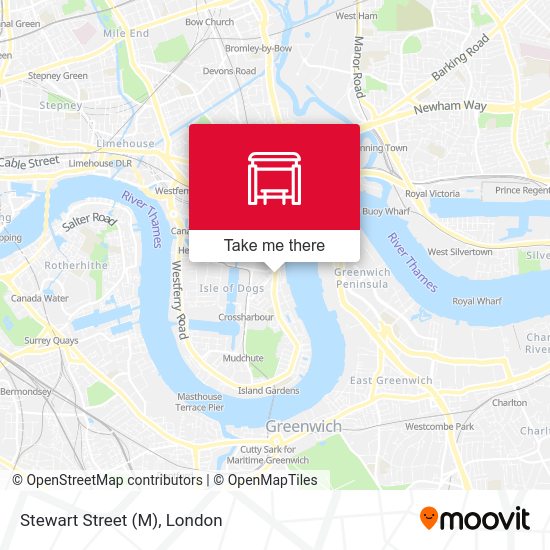 Stewart Street (M) map