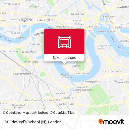 St Edmund's School (N) map