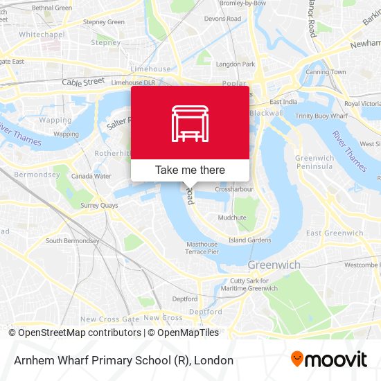 Arnhem Wharf Primary School (R) map