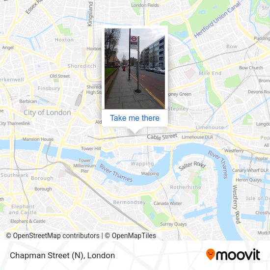 Chapman Street (N) map