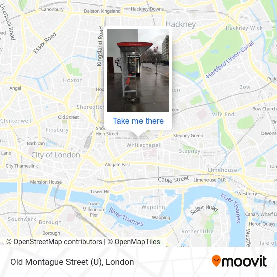 Old Montague Street (U) map