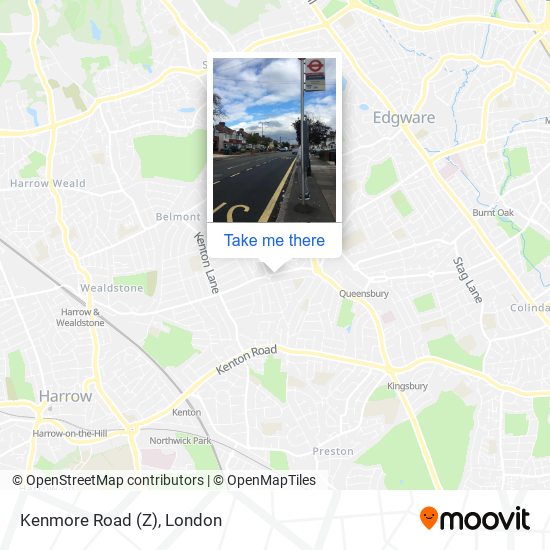 Kenmore Road (Z) map