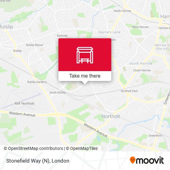 Stonefield Way (N) map