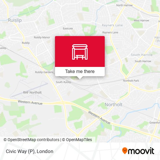 Civic Way (P) map