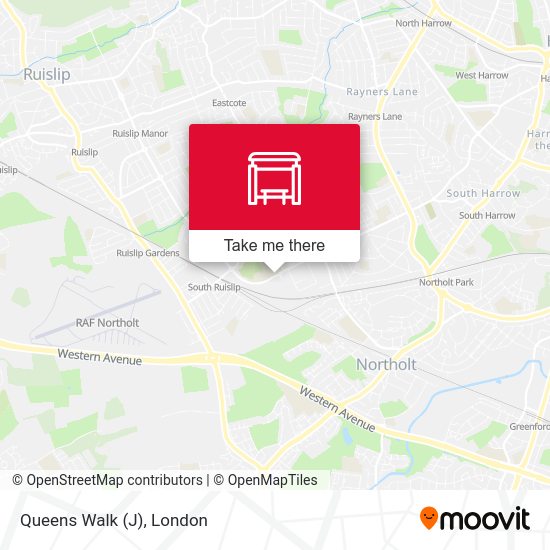 Queens Walk (J) map