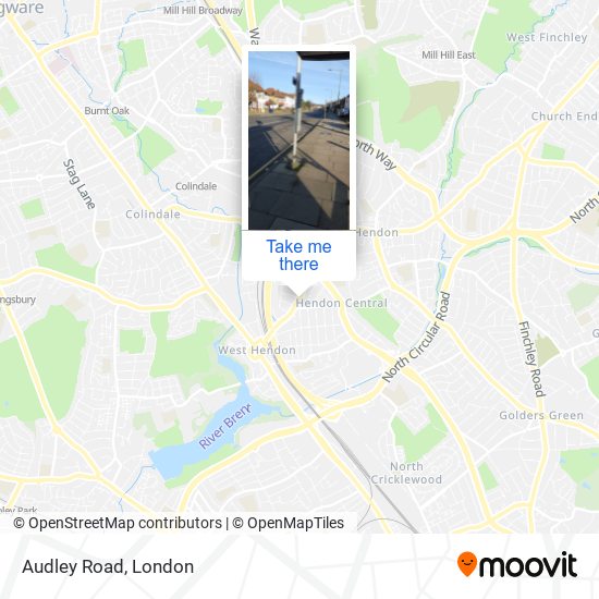 Audley Road map