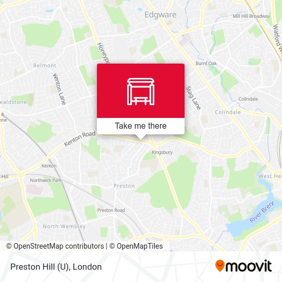 Preston Hill (U) map