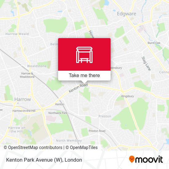 Kenton Park Avenue (W) map
