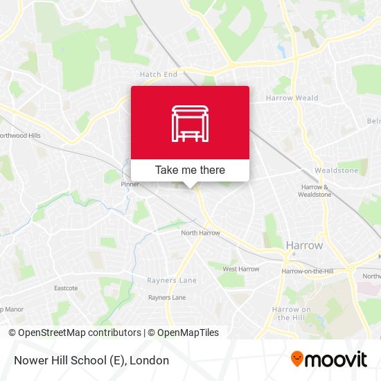 Nower Hill School (E) map