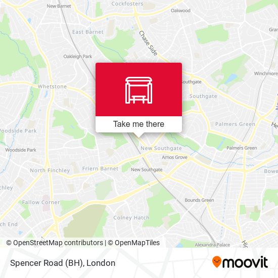 Spencer Road (BH) map