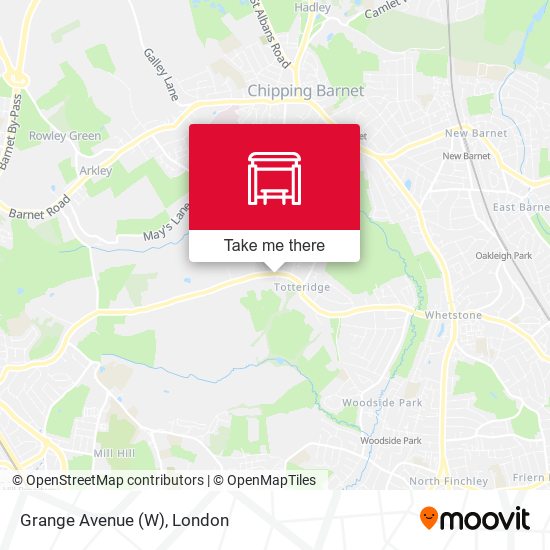 Grange Avenue (W) map