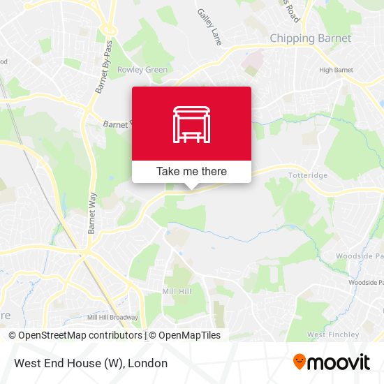 West End House map
