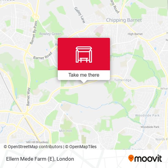 Ellern Mede Farm map