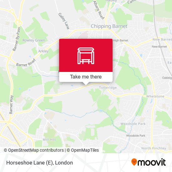 Horseshoe Lane (E) map