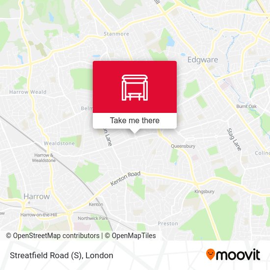 Streatfield Road map