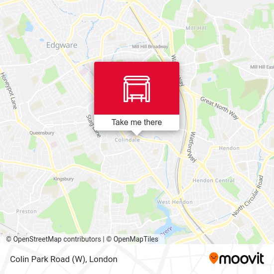 Colin Park Road (W) map
