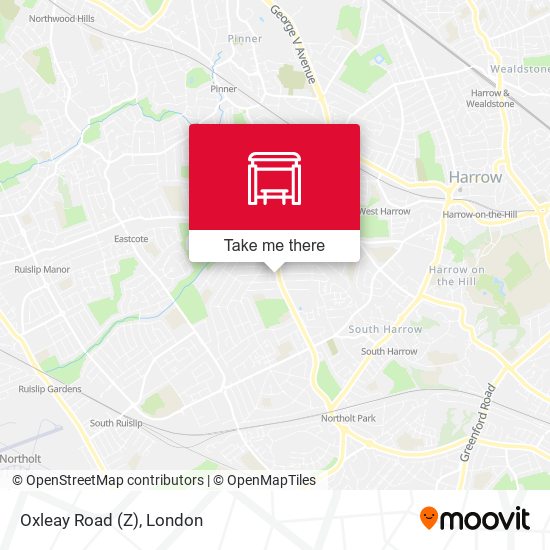 Oxleay Road (Z) map