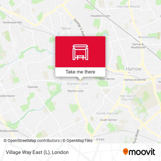 Village Way East (L) map