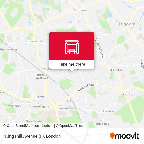 Kingshill Avenue (F) map