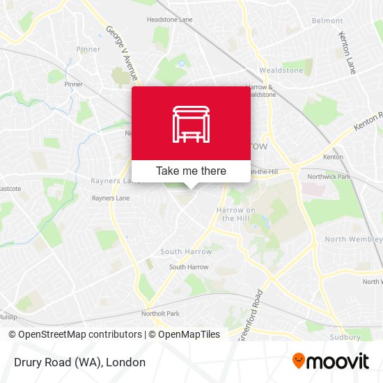 Drury Road (WA) map