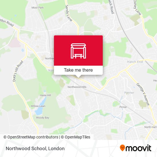 Northwood School map
