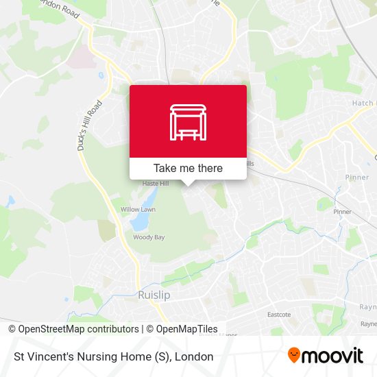 St Vincent's Nursing Home map