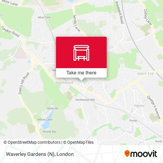 Waverley Gardens (N) map