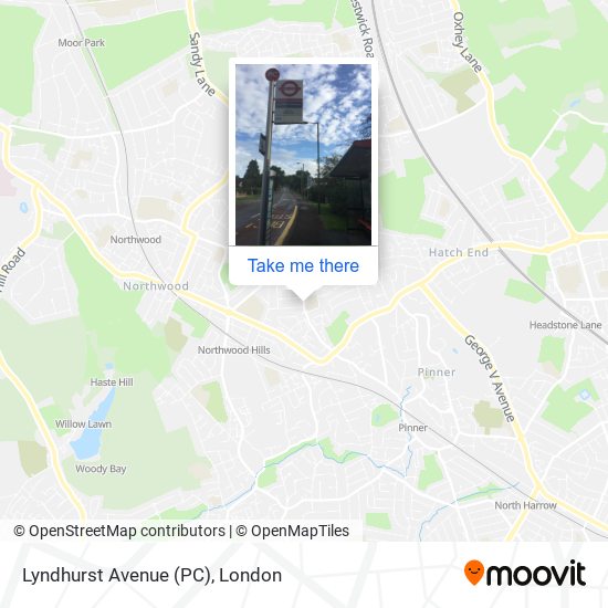 Lyndhurst Avenue (PC) map