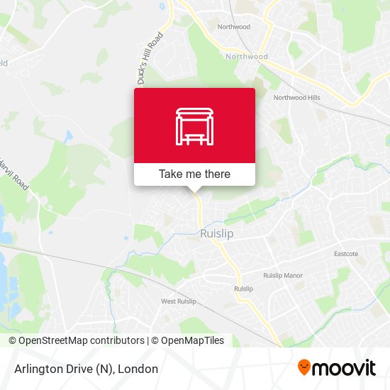 Arlington Drive (N) map