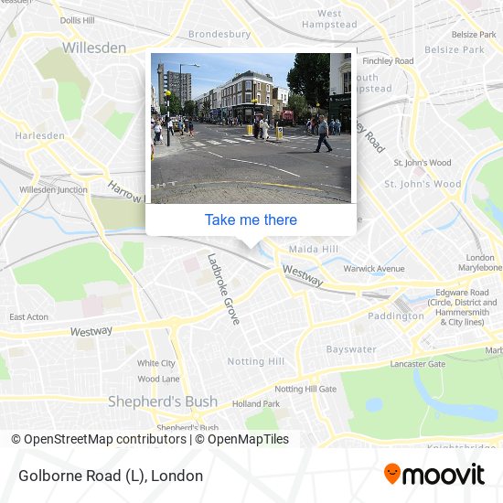 Golborne Road (L) map
