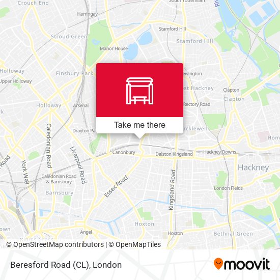 Beresford Road (CL) map