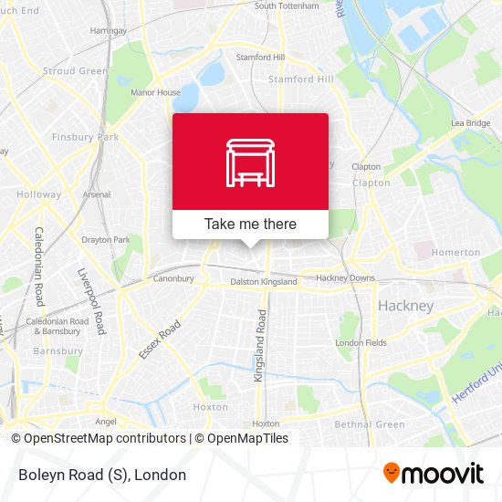 Boleyn Road (S) map