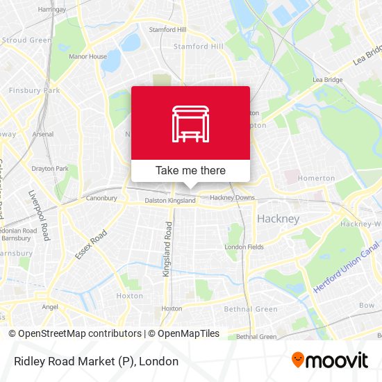 Ridley Road Market (P) map