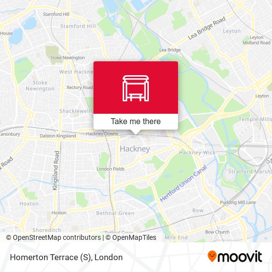 Homerton Terrace (S) map